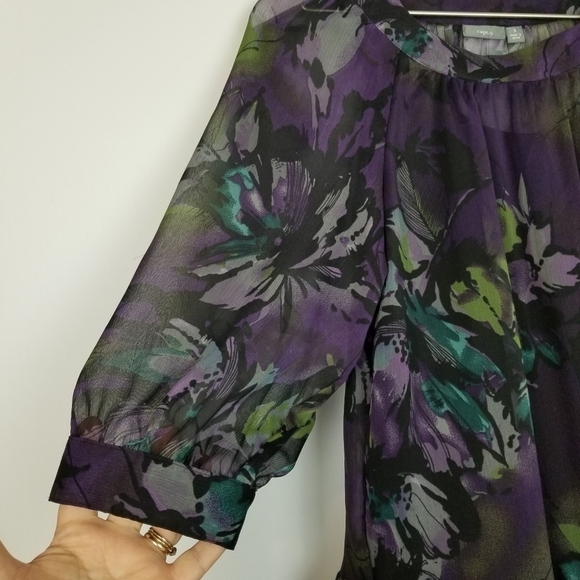 NWT Apt 9 blouse, sz S - Picture 4 of 9